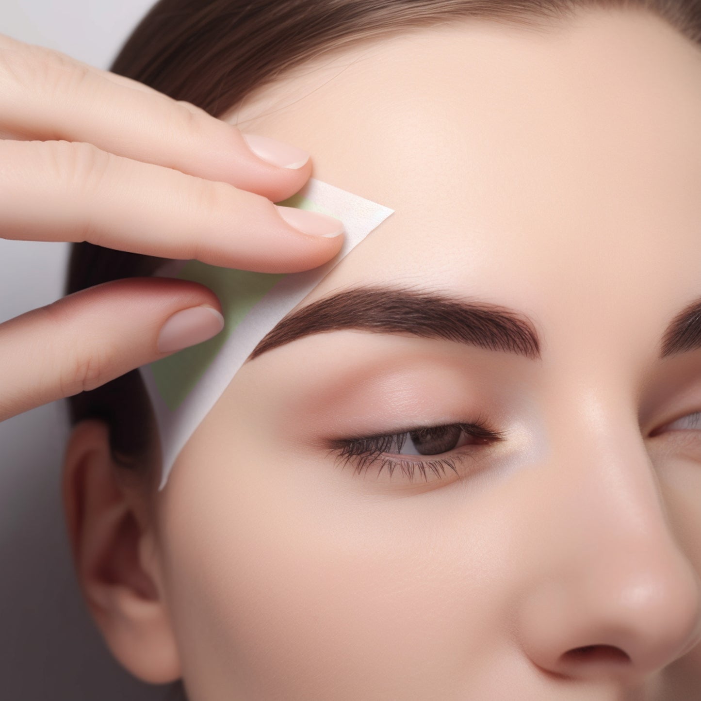 Charmonic Facial Wax Strips-60 Strips for Women, Hair Remover Waxing Kit for Face Eyebrow Upper Lip Cheek with 60 Face Wax Strips + 6 Wax Wipes