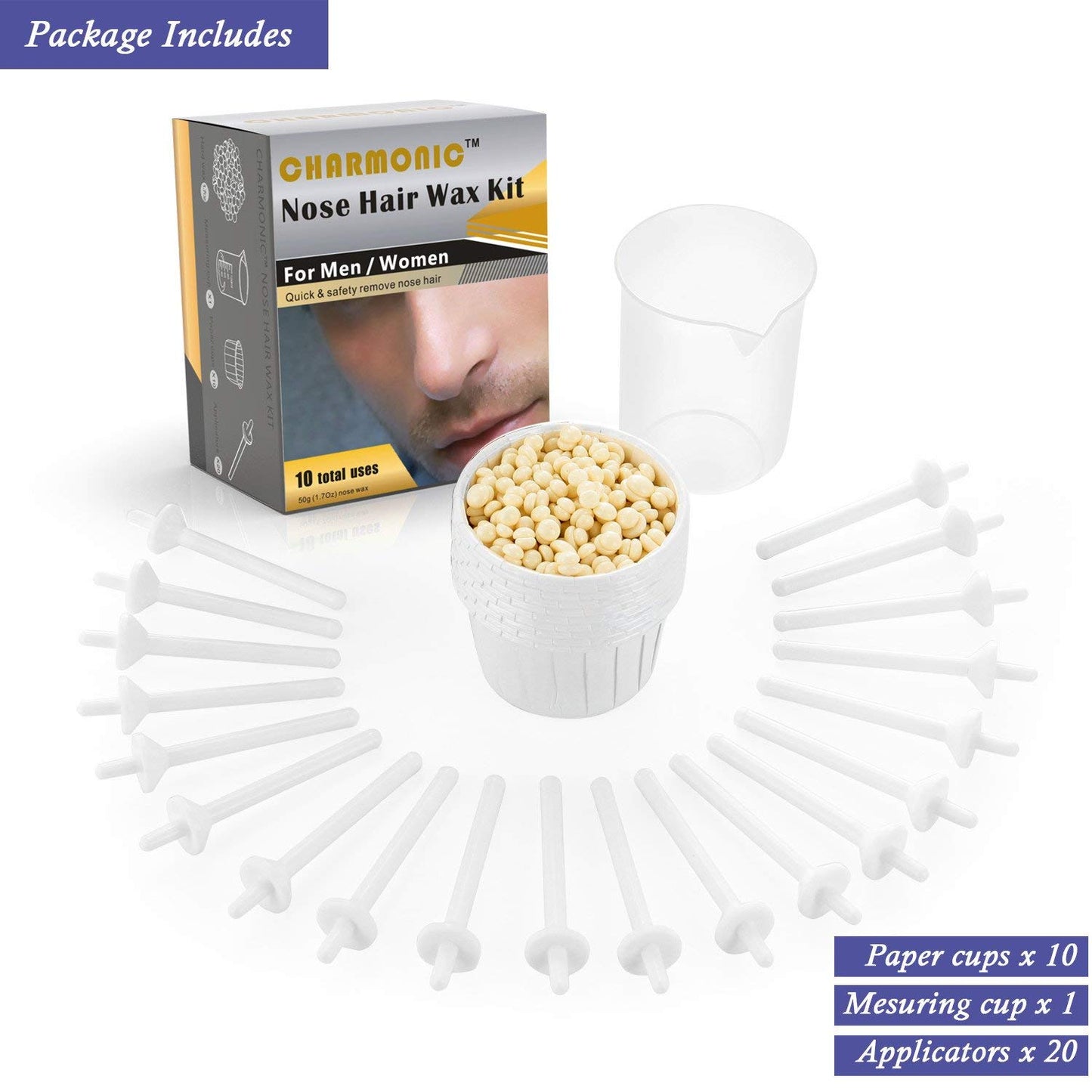 Charmonic 50g Nose Wax Kit