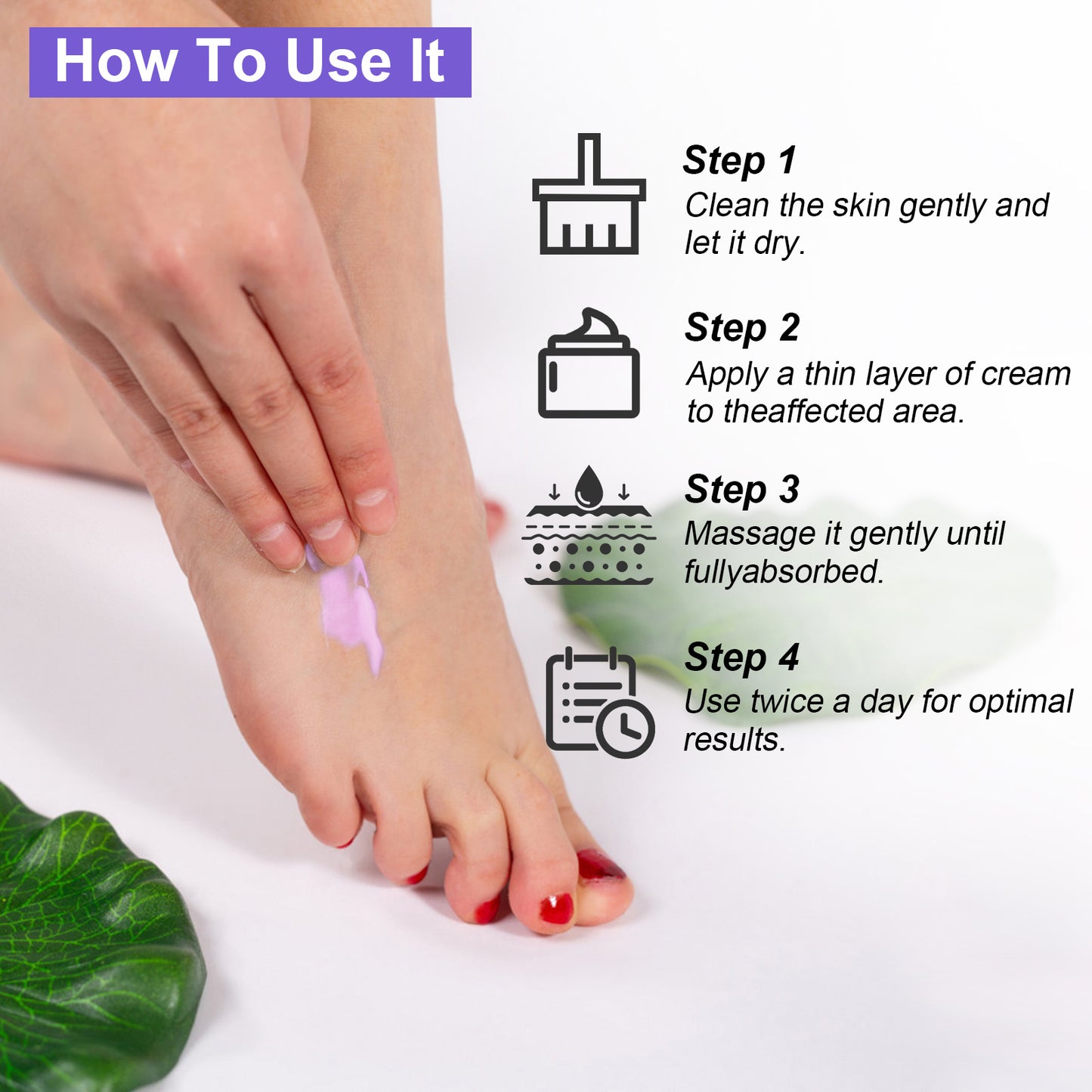 ISSUWEN Lavender Urea Cream 42% with Salicylic Acid 2% and Lavender for Cracked Heels, 2 Pack