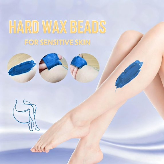 Charmonic 1.1lb/500g Hard Wax Beads for Hair Removal, Depilatory Wax Beans(chamomile)