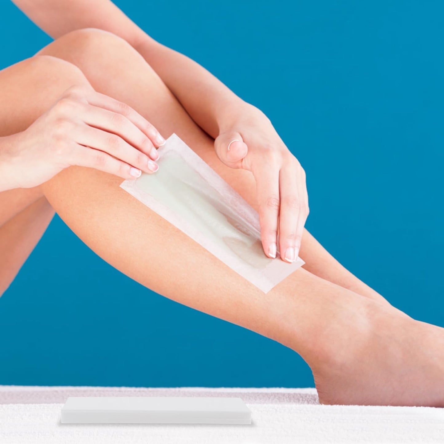 Charmonic 300 Pcs Large Wax Strips, Non-Woven Waxing Strips for Sugar Wax and Soft Wax, Skin-friendly Depilatory Wax Paper, Eyebrow, Face, Bikini, Body Wax Strips for Hair Removal (Large 2.8" x 7.9")