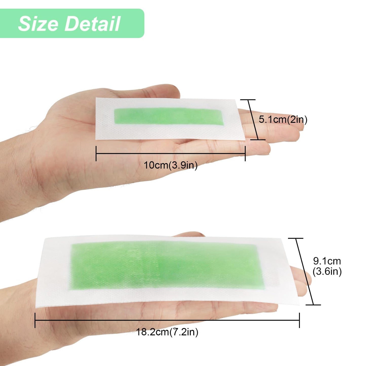 Charmonic Wax Strips 70 Count for Body & Face, At Home Waxing Kit for Eyebrow Leg Facial Bikini Hair Removal for Women (2 Sizes 70 Strips+ 4 Wipes)