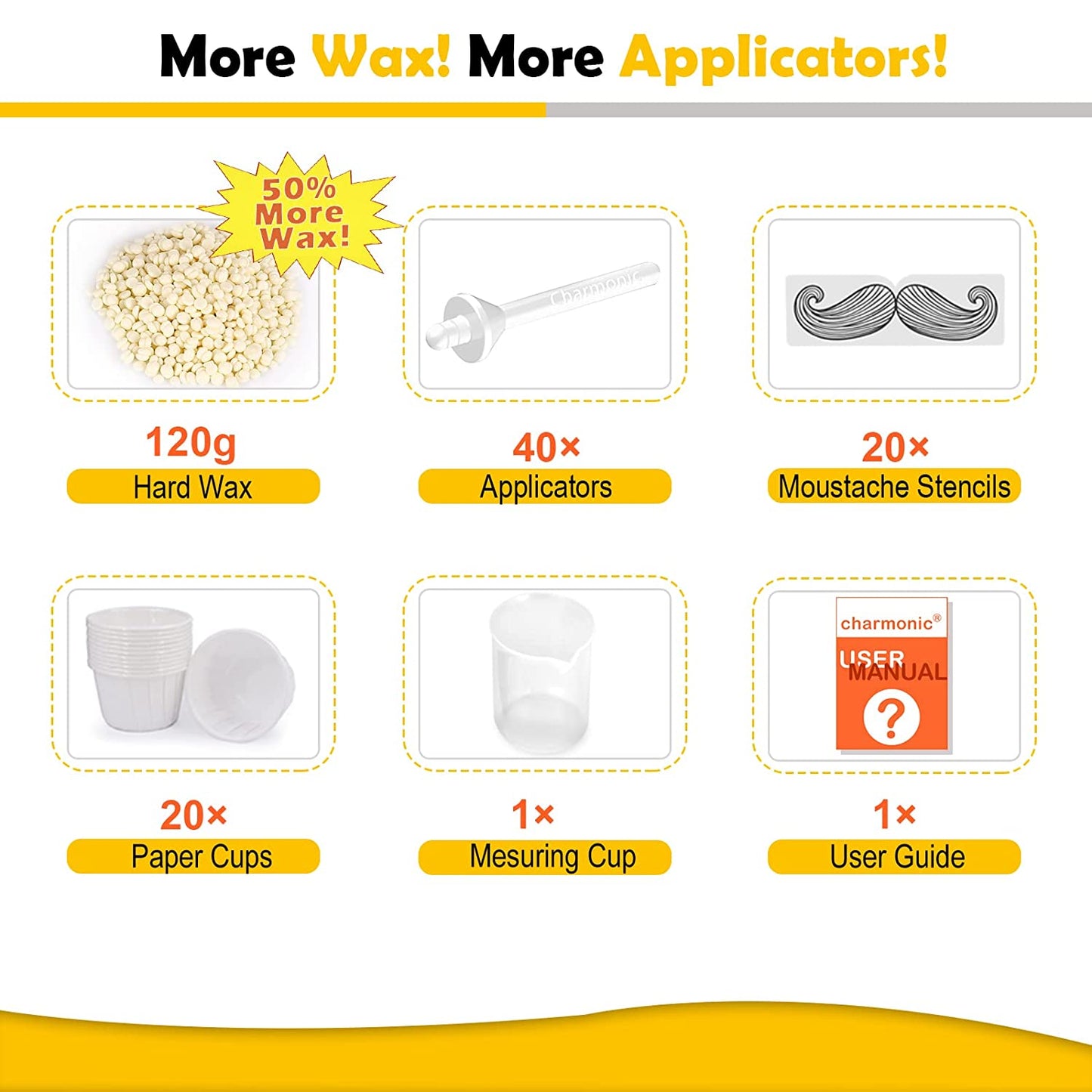 Charmonic 120g Wax Nose Wax Kit